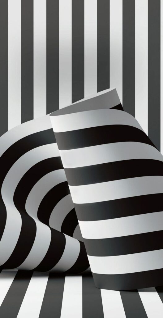 Black and White Striped Wallpaper 21