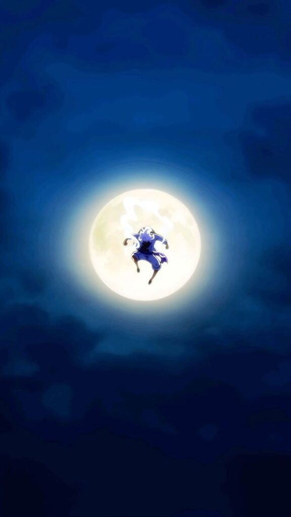 One Piece Luffy Moon Wallpaper 4